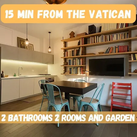15 Min From The Vatican Wi-fi And Garden Roma