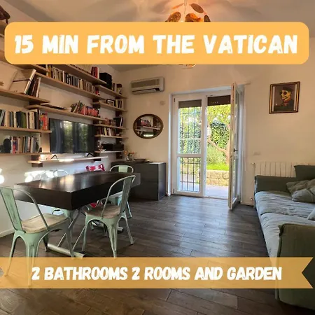 Apartment 15 Min From The Vatican Wi-fi And Garden *